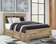 Signature Design by Ashley® Hyanna Tan Brown King Panel Bed with 2 Side Storage-4