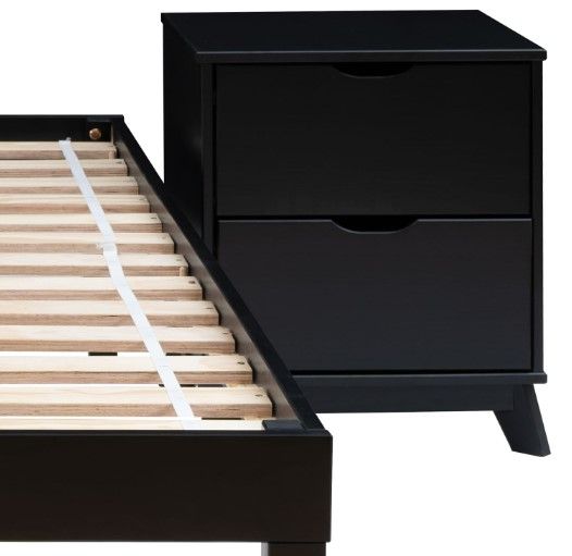 Powell® Portix 3-Piece Black Youth Twin Simple Bedroom Set-3
