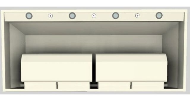 Vent-A-Hood® Designer Series 54" Biscuit Wall Mounted Range Hood-3