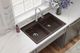 Elkay Quartz Classic® Mocha 33" x 22" x 5-1/2" Double Bowl Drop-In ADA Sink with Perfect Drain®-2