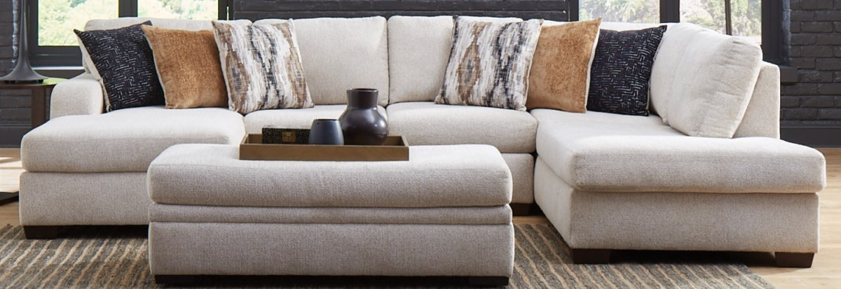 Behold Home Milan 2 Piece Sand Sectional