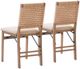 Linon Natural 2-Piece Natural Folding Dining Chair Set-4