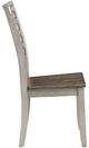 Steve Silver Co.® Abacus Smoky Alabaster/Smoky Honey Side Chair-3