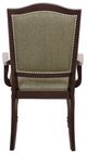 Homelegance® Marston Dark Cherry/Natural Dining Arm Chair-3