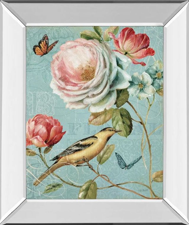 Classy Art Spring Romance Il by Lisa Audit Mirror Framed Wall Art-0