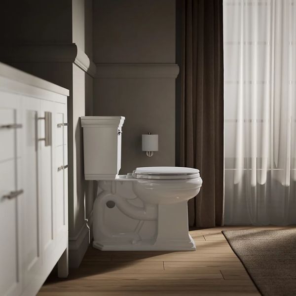 KOHLER® Triko™ White Quiet-Close™ Round-Front Toilet Seat-4