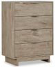 Signature Design by Ashley® Oliah 5-Piece Natural Queen Platform Bed Set-3