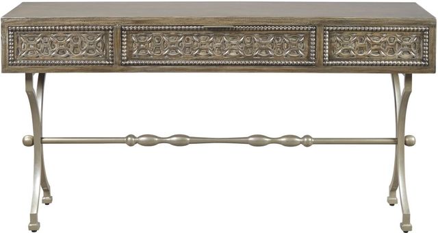 Signature Design by Ashley® Quinnland Antique Gray Console Sofa Table-1