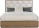 Hooker® Furniture Sonnet Savile Oatmeal/Wren California King Upholstered Panel Bed-2