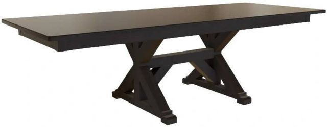 Mavin Customizable 72" Rectangular Extendable Dining Table with 18" Leaf-0