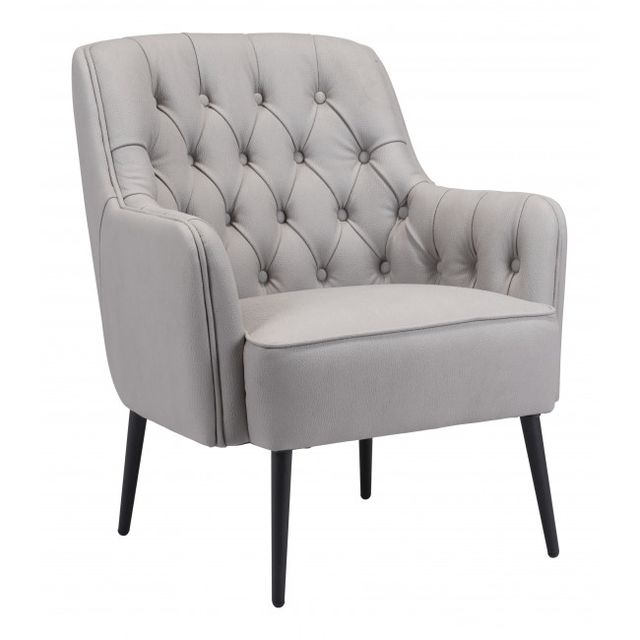 Zuo® Modern Tasmania Gray Accent Chair-0