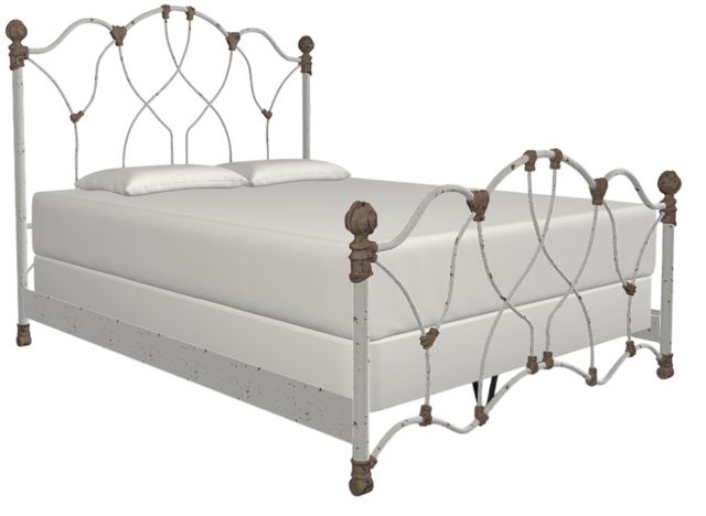 Wesley Allen Customizable Morsley Queen Iron Bed-2