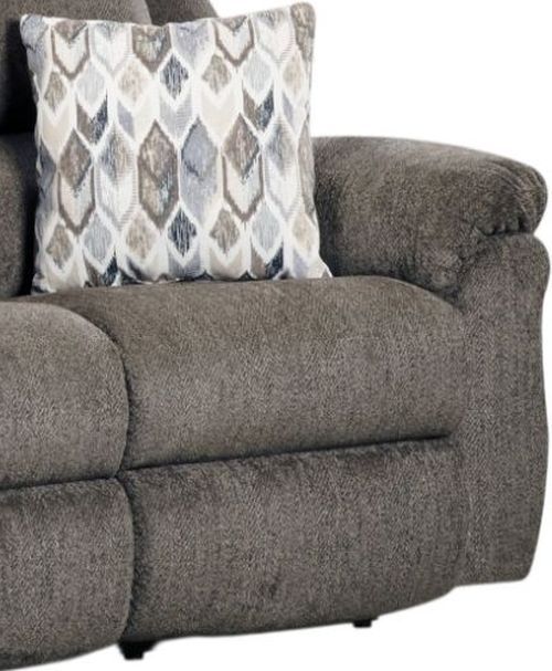 HomeStretch Newport Clove Double Manual Reclining Sofa-2