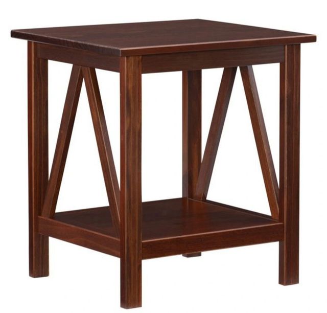 Linon Titian Antique Tobacco End Table-0