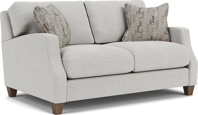 Flexsteel® Lennox Silver Glacier Loveseat-0