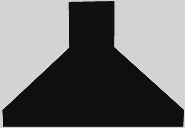 Vent-A-Hood® 42" Black Euro-Style Island Range Hood