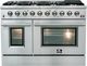 FORNO® Galiano 48" Stainless Steel Pro Style Gas Range-0