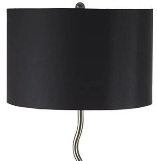 Furniture of America® Sprig 2-Piece Black Table Lamp Set-1