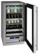 U-Line® 18" Stainless Steel Wine Cooler-1