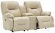Best® Home Furnishings Customizable Brinley Leather Power Reclining Space Saver® Loveseat with Center Console-1