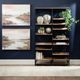 Crestview Collection Thomas Black/Natural Etagere-1
