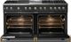 Viking® 5 Series 60" Antique Bronze Pro Style Dual Fuel (NG) Range with Brushed Brass Trim-1