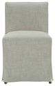 Rowe® Customizable Odessa Slipcovered Dining Armless Chair with Castered Legs-0