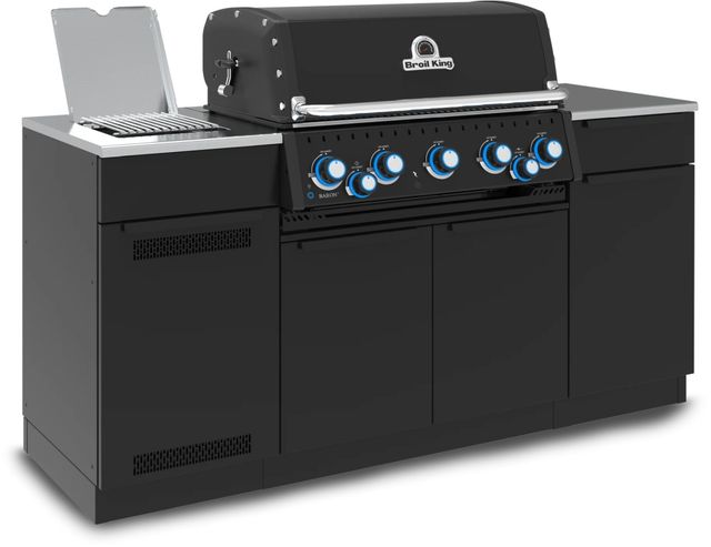 Broil King Baron™ 590i 70" Stainless Steel Liquid Propane Kitchen Kit-1