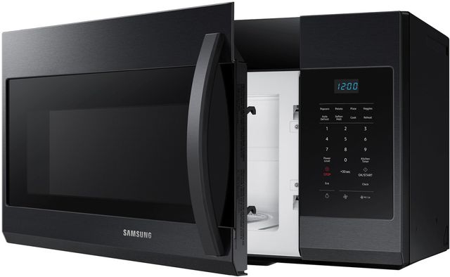 Samsung 1.7 Cu. Ft. Fingerprint Resistant Matte Black Steel Over the Range Microwave-5