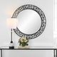 Uttermost® Mosaic Satin Black Mirror-1
