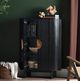 Crestview Collection Paloma Black Cabinet-5