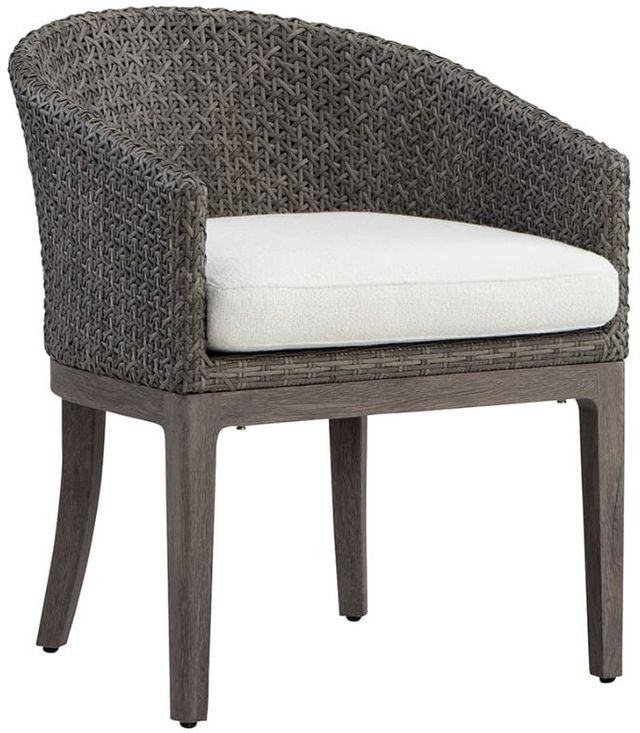 Lane Venture® Lenox Hill Quarry Hand Woven Wicker Outdoor Dining Chair-0