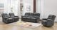 Mazin Furniture Zenthia Gray Manual Rocker Reclining Chair-3