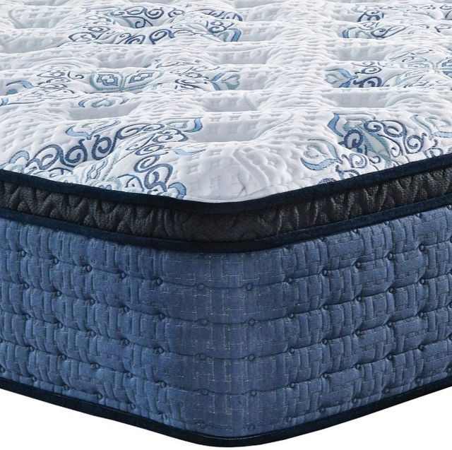 Sierra Sleep® by Ashley® M623 Mt Dana Hybrid Euro Top Medium King Mattress and Foundation Set-2