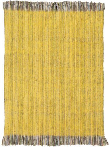 Surya Stowe Bright Yellow 50"x60" Throw Blanket-2