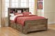 Signature Design by Ashley® Trinell Brown Youth Full Bookcase Bed with 2 Storage Drawers-2