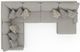 Jackson Furniture Livingston 3-Piece Linen U-Shape Sectional-4