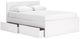 Signature Design by Ashley® Onita White Queen Panel Storage Bed-2