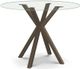 Amisco Customizable Asterisk Clear Round Counter-Height Table-0