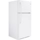 GE® 18.0 Cu. Ft. White Top Freezer Refrigerator-3