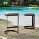 Uttermost® Maude Java Black/Taupe Gray Steel Outdoor Bar Stool-1