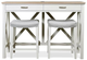 Riverside Furniture Osborne Timeless Oak/Winter White Console Table-1