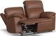 Flexsteel® Jackson Whiskey Power Reclining Loveseat with Power Headrests-3