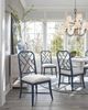 Universal Explore Home™ Getaway Coastal Living Home Hanalei Bay Cerulean Blue/Swiss Coffee Side Chair-1