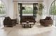 International Furniture Direct Mita Brown Loveseat-2