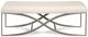 Riverside Furniture Sophie White 48-Inch Upholstered Bed Bench-0