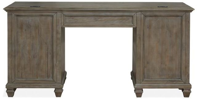 Magnussen Home® Lancaster Dovetail Grey Executive Desk-2
