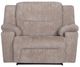 Franklin™ York Parker Stone Fabric Power Wall Proximity Recliner with Wand Control, Cupholder, Massage, Heat and USB A Charger-3