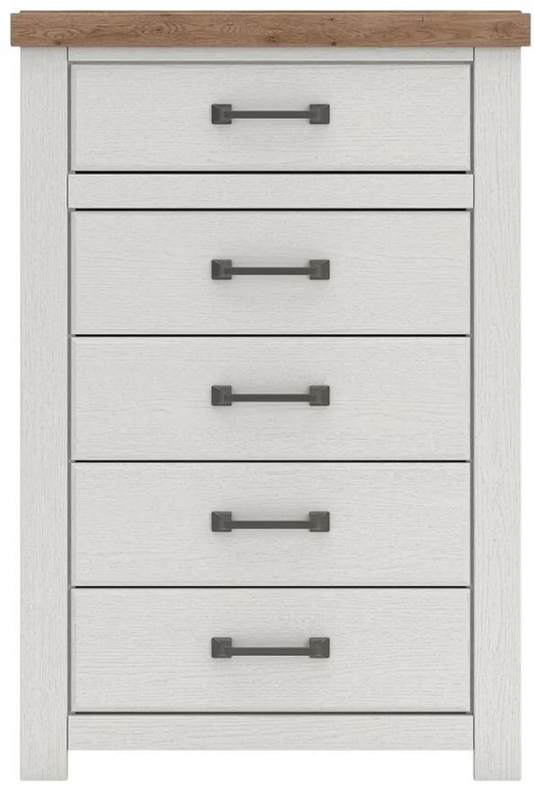 Benchcraft® Savonport Brown/White Chest-2