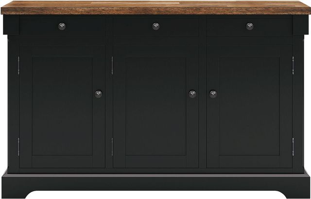 Signature Design by Ashley® Wildenauer Black/Brown Dining Room Buffet-3